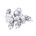 Pikkukuva 1 / 5: 10kpl Liitin UHF uros PL259 pistoke juotos RG8 RG213 LMR400 7D-FB kaapeli hopea