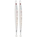 Miniatyrbilde 2 av 8: 2 stk Simulering Fiskeform Lure Agn Fiskeutstyr Vivid Swimming Posturesilver