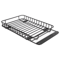 Pikkukuva 4 / 8: Metallista valmistettu kattoteline, kevyt matkatavaroiden kuljetusteline RC-auton osiin Traxxas TRX‑4 /Axial SCX10 90046