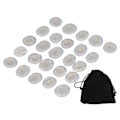 Miniatyrbild 1 av 8: Runstenar Fint utförande Snyggt utseende Liten volym Vit kristall Runor Set