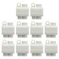 Pikkukuva 1 / 8: 10 kpl 60A 400V pikaliitinkaapelin liitin Yksi in kaksi ulos Sähköjohdotus Inline liitoslohkot 0,5–6 mm² johdoille