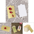 Miniatyrbillede 8 af 8: 100 STK Mousse-kageplader Guldpapir Cupcake-dessert-displays Bakke Bryllupsfødselsdagskage L