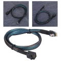 Miniatyrbilde 6 av 8: Koble kabel Slim SAS MINI SAS38P til MINI SAS HD SFF-8643 Server Computer Transmission Line