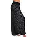 Miniatyrbilde 2 av 4: Trykte Baggy Harem Yoga Bukser for Kvinner Aladdin Gypsy Hippie Plus Size 4XL Svart