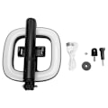 Miniatyrbillede 2 af 8: Trådløs Bluetooth Selfie Stick Fyldlys Stativ Desktop Selfie Stick Foldbar Tripod Stativ