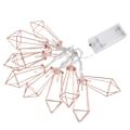 Pikkukuva 5 / 8: Keijuvalosarjat 10 LED-helmiä 1,5 m Sisätilan valosarjat Koriste Ruusukulta As छात्रावास बिस्तर कक्ष लिविंग रूम