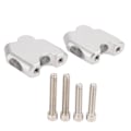 Miniatyrbillede 1 af 8: 2 stk. styrforhøjerspændeklemme i aluminiumlegering, udskiftning til CB500F CB500X 2013‑2017Sølv