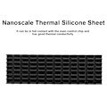Miniatyrbillede 5 af 8: M.2 SSD 2280 PCIE Solid State Drive Heat Sink Cooling Fine 70x22x6mm til desktops Sort