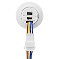 Miniatyrbild 2 av 5: Justerbar Infraröd Mini Rörelsesensor Ljusströmbrytare - Smart Detektion - 110-220v PIR Sensor - Tidsfördröjning