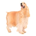 Miniatyrbillede 5 af 8: Cocker Spaniel-figurer Simulering Pædagogisk Let at Vedligeholde Hunde Figur til Børn Legetøj og Indretning PL127‑1543 Gul