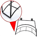 Miniatyrbillede 3 af 5: Have Slangeholder - Kraftig Metal Slangeophæng Vægmontering Vandslangeholder til Udendørs Have, Holdbare Slangekroge Ideelle til Slangeopbevaring (Sort)