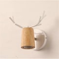 Miniatyrbillede 2 af 5: E27 Væglampe Væglampe Børns Dekorativ Jul Kreativ Gevir Hjorteform Lamper lampe Til Soveværelse, Stue, Hall