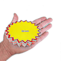 Miniatyrbilde 3 av 5: 100 Stykker Eksplosjons Prislapp Kartong Reklameskilt Selger 13x17cm