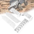 Pikkukuva 6 / 8: 5 kpl ruostumattomasta teräksestä valmistetun alustan suojalevyn suojalevy sopii TRAXXAS X-MAXX 1/10 RC -autoon