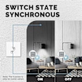 Miniatyrbild 2 av 5: Zigbee Graffiti Smart Home Dimmer Switch På/Av-brytare App Fjärrkontroll Timer Smart Dimningsbrytare