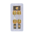 Miniatyrbilde 6 av 8: 1x0GA inn/2x4GA ut Power Distribution Block Sikringsholder Elektrisk Beskyttelse for Bilstereo Audio