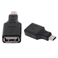Pikkukuva 5 / 5: 2x Usb 2.0 Naaras Mini Usb Uros Pistoke Otg Host Sovitin Muunnin Liitin-B2