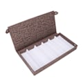 Miniatyrbillede 1 af 8: Eyeglasses Collector 6 Slots Multiple Eyeglass Opbevaringsetui Box Organizer til Kvinder Mænd Brug Kaffe