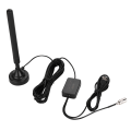 Pikkukuva 2 / 8: Kotitalouksien 25 dB High Gain FM-radioantenni Erittäin herkkä USB -FM-antenni matalalle lattialle