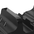 Miniatyrbillede 8 af 8: Controller-oplader dobbelt opladningsdock med 2 genopladelige batteripakker til Xboxone-controllere sort