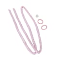 Miniatyrbillede 4 af 8: Pink Heatless Curling Sæt Hårstang Højkomfort Stof Pandebånd Clips DIY Curls Roller til at sove