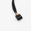 Miniatyrbild 2 av 5: Moderkort 9-pin Förlängningskabel En-till-fyra/en-till-två Kretskort Usb2.0 Hub