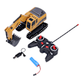 Miniatyrbild 2 av 8: 1/24 Fjärrkontroll Crawler Grävmaskin Simulering RC 6 Kanal Grävmaskin Byggfordon Leksak