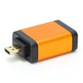 Miniatyrbillede 6 af 8: Micro HD Multimedia Interface han til HD Multimedia Interface hun adapter 4kx2k guldbelagt orange