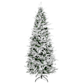 Miniatyrbilde 1 av 5: 180 cm Kunstig juletre med snødekte grener og smal form