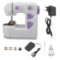 Miniatyrbillede 1 af 8: Mini symaskine Bærbar Hjem Elektrisk Micro Mini Desktop Symaskine 100‑240V til små projekter Hurtige reparationer EU-stik