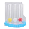 Miniatyrbilde 1 av 8: Deep Breathing Lung Exerciser Incentive Spirometer Pust Måling System Type A 3 Ball Single Suction