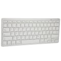 Miniatyrbillede 6 af 8: Trådløst tastatur Mini 78 taster Ultratynde bærbare hvide computertastaturer til Android til OS X til IOS til WindowsItalian