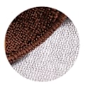 Miniatyrbild 2 av 6: Halvcirkel dörrmatta Halvcirkel golvmatta Dammfälla Polyesterfiber Stark absorption Halkskydd för utomhus inomhus Mörk kaffe 48x78cm / 18.9x30.7in