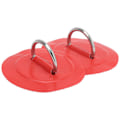 Miniatyrbilde 6 av 8: 2 stk oppblåsbare båtkajakk DRing Pad Patch PVC Marine rustfritt stål fast spenne (rød)
