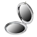 Miniatyrbillede 2 af 5: 2 x 2 stk. Mini Rund Sammenklappelig Kosmetik Kompakt Dobbeltsidet Makeup Spejl