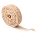 Miniatyrbild 4 av 8: 10 meter lång 2,5 cm bredd jute säckväv bandspole för hembröllopsdekoration