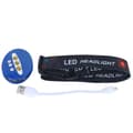 Sensing Hat Light Hodelykt USB Oppladbar Klips LED Hat Light for Fiske Blå