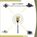 Miniatyrbillede 5 af 5: FPV 5.8G Antenne Let Polarisering Lollipop RHCP IPEX Antenne 37mm
