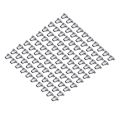 Miniatyrbillede 1 af 6: Nail Art Tips Extension Form Guide - 100 stk UV Gel Sticker Manicure Tools