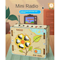 Miniatyrbild 4 av 5: DIY FM Radio Modell Trä Vetenskap Experiment Kit Vetenskapsinlärning