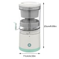 Miniatyrbilde 5 av 5: Bærbar elektrisk USB-oppladbar juicer for appelsin- og sitronjuicing - 45W, 2023 ny utgave [Gratis frakt]