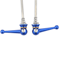 Miniatyrbillede 6 af 8: 2 stk. Ultralette Titanium Alloy Hurtigudløserspyd Cykel Udskiftning Reparationsdele (Blå)