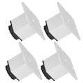 Miniatyrbillede 6 af 8: 4 stk. Sofa Ben Aluminiumlegering Firkantet Justerbar Skab Fod Møbler Hardware Beslag 60mm