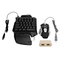 Miniatyrbilde 5 av 8: 3 stk. perifer utstyrt kablet tastatur mus konverter utstyr USB universal for Android, for IOS