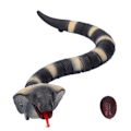 Miniatyrbild 5 av 8: Infraröd fjärrkontroll orm leksak simulering orm djurmodell elektrisk trick leksakStripe