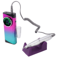 Miniatyrbild 5 av 8: Elektrisk nagelborrmaskin 30000RPM 2600mAh batteri nagelpoleringsmaskin med 6 sliphuvuden