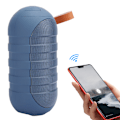 Miniatyrbillede 5 af 8: Udendørs vandtæt mini bærbar subwoofer Bluetooth trådløs højttaler højttalerboks blå