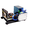 Miniatyrbillede 6 af 8: Gør-det-selv åben ramme varmeafledning aluminiumslegering computer-pc-taske Chassis til ITX (sort S)