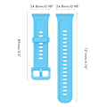 Miniatyrbilde 6 av 8: Smart Watch Replacement Bands Smart Watch Myk silikonrem for FIT2 Sky Blue