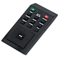 Miniatyrbilde 1 av 5: Erstatningsfjernkontroll kompatibel med Projektor X1161P X1161PA X1261P X110P H110P X1161N